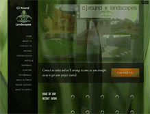 Tablet Screenshot of cjroundlandscapes.co.uk